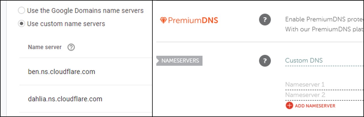 Arahkan name server dari panel domain hosting