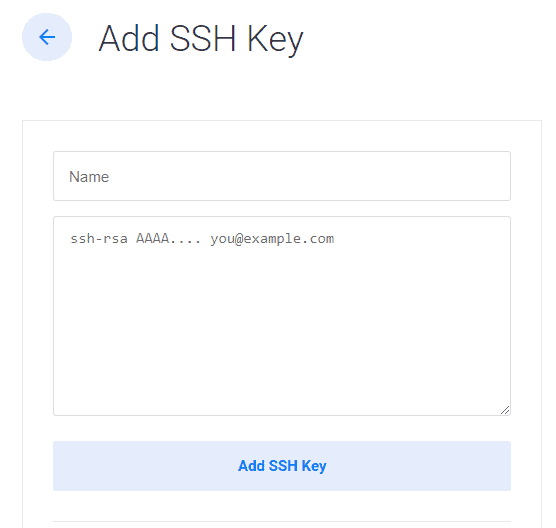 Menambahkan SSH Key pada VPS